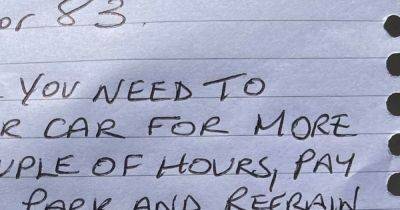 Woman left 'shaken' after finding petty and threatening note left on her car - manchestereveningnews.co.uk - Manchester - county Oldham