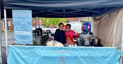 Bundles of absolute joy... the travelling Greater Manchester stall where you can find the perfect Chinese dumplings