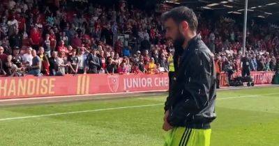 'Respect' - Manchester United fans love what Bruno Fernandes did at full-time vs Bournemouth
