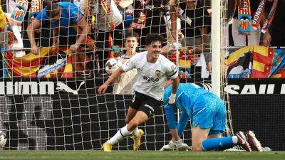 Vinicius Jr sees red as Real Madrid slump to loss as Valencia earn huge La Liga survival boost with Diego Lopez winner