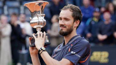 Daniil Medvedev - Roland Garros - Casper Ruud - Holger Rune - Daniil Medvedev to move above world No 2 Novak Djokovic following Rome victory - rte.ie - Russia - Italy - Madrid -  Rome