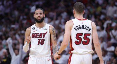 Miami Heat one win away from NBA Finals after blowing out Boston Celtics in Game 3