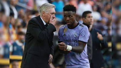 Carlo Ancelotti - Diego López - Eder Militao - 'Vinicius Is Victim': Ancelotti Blasts Spanish League's 'Problem' With Racism - sports.ndtv.com - Spain - Brazil - county Valencia