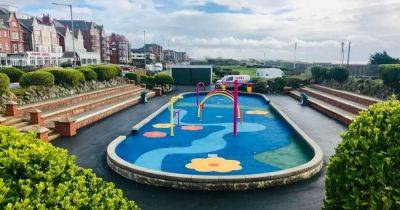 The £1 Splash park is open for summer and sessions can be booked online