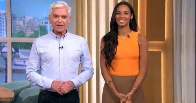 Rochelle Humes sends public message to Phillip Schofield weeks after fronting This Morning together