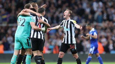 Newcastle seal Champions League spot with Leicester draw