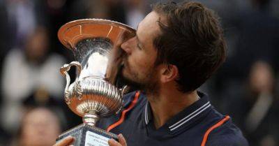 Roland Garros - Casper Ruud - Holger Rune - Jack Draper - Daniil Medvedev to move above world number two Novak Djokovic following Rome win - breakingnews.ie - Russia - Italy -  Rome