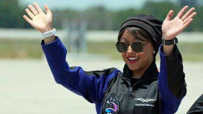 Saudi Arabia’s first female astronaut launched into space on SpaceX rocket