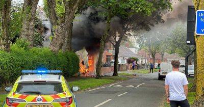 BREAKING: Firefighters tackle huge blaze at house - latest updates