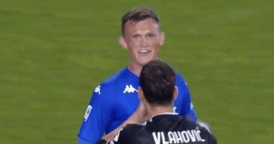 Liam Henderson mocks Chelsea transfer target Dusan Vlahovic as £70m jibe caught on camera - dailyrecord.co.uk - Manchester - Scotland -  Chelsea