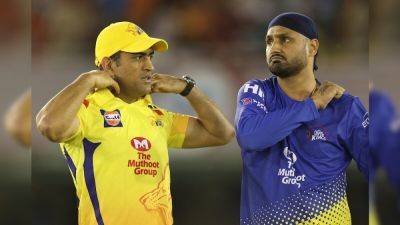 Star Sports - Harbhajan Singh - "MS Dhoni Cried That Night": Harbhajan Singh Shares Unheard Tale Involving CSK Skipper - sports.ndtv.com - South Africa - India -  Chennai