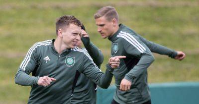 Alistair Johnston spotted at Celtic training as defender ramps up Scottish Cup final fitness race