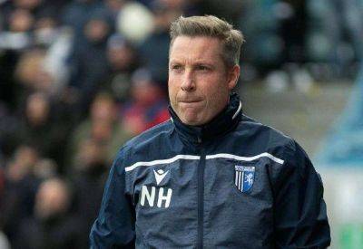 Neil Harris - Conor Masterson - Luke Cawdell - Tom Nichols - Alex Macdonald - George Lapslie - Oli Hawkins - Medway Sport - Gillingham manager Neil Harris looking to add five more to his senior squad during the summer transfer window - kentonline.co.uk