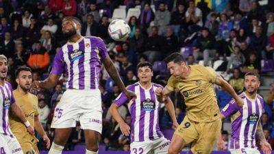 Valladolid beat champions Barca to boost survival hopes