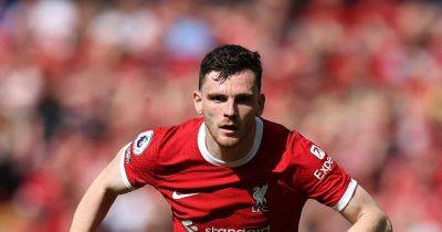 Jurgen Klopp - Carlo Ancelotti - Jude Bellingham - Andy Robertson - Andy Robertson in possible Liverpool transfer exit as Real Madrid put '£40m' star on blockbuster shopping list - dailyrecord.co.uk - France - Spain - Scotland - county Robertson