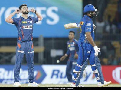 Watch: Naveen-ul-Haq's Gesture After Dismissing MI Captain Rohit Sharma In IPL 2023 Eliminator Has Internet Buzzing