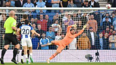 Enciso screamer earns Seagulls point against champions Manchester City