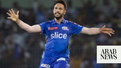 Cameron Green - Tim David - Spencer Dinwiddie - Brilliant Madhwal takes 5-5 as Mumbai knock Lucknow out of IPL - arabnews.com - Britain - Usa - Australia - India - Afghanistan -  Ahmedabad - county Kings