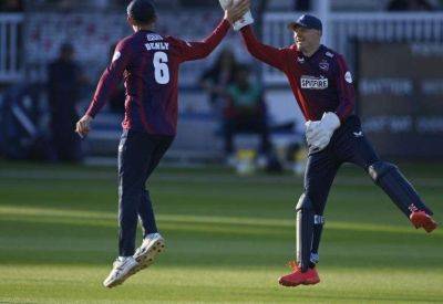 Sam Billings - George Linde - Thomas Reeves - Kent Cricket - Grant Stewart - Joe Denly - Kent Spitfires - Kent Spitfires (116-3) beat Gloucestershire (113 all out) by seven wickets in opening T20 Blast South Group game at Canterbury - kentonline.co.uk - Australia - Jordan - county Kane