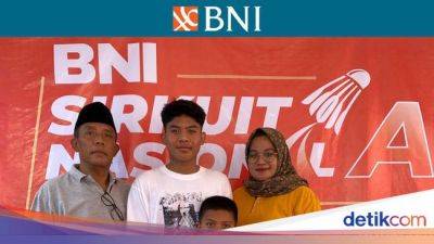 Ubed Grogi Ditonton Langsung Keluarga di BNI Sirnas A Surabaya