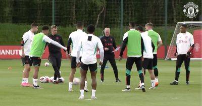Four things spotted in Manchester United training ahead of Chelsea test including fitness boost