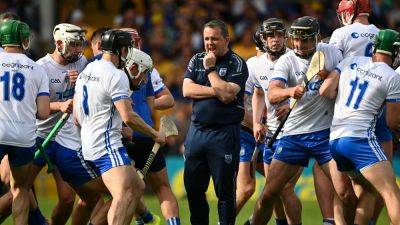 Cummins: Davy Fitzgerald and the Waterford hurlers have to show something