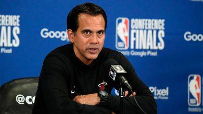 Heat's Erik Spoelstra on team being underdog while up 3-1: 'We don't give a s---'