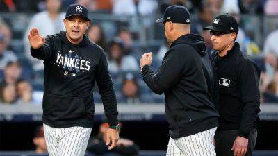 Frank Franklin II (Ii) - Jim Macisaac - Aaron Boone - Yankees’ Aaron Boone tossed again, earning fourth ejection of season and third in 10 games - foxnews.com - New York -  New York - state New York -  Baltimore - county Bronx