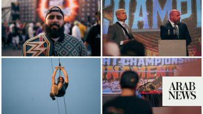 WWE fans in Jeddah enjoy Champions Village entertainment ahead of Night of Champions