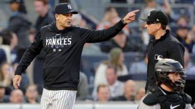Aaron Boone - Yankees' Aaron Boone admits to rep with umps after ejections - ESPN - espn.com - New York - Los Angeles -  Baltimore