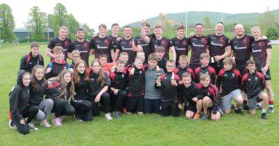 Biggar Rugby Club take honours in their Sevens tournament