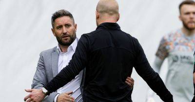 Lee Johnson - Alex Cochrane - Kevin Nisbet - Steven Naismith - Lee Johnson admits Hibs touchline clash against Hearts started by 'my dad's bigger than yours' row with Steven Naismith - dailyrecord.co.uk