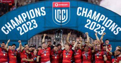 Malakai Fekitoa - Conor Murray - Graham Rowntree - Diarmuid Barron - Calvin Nash - Jack Crowley - Marvin Orie - Antoine Frisch - Munster win URC final to end 12-year trophy drought - breakingnews.ie - South Africa -  Cape Town
