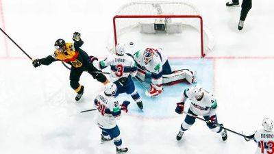 U.S. men’s hockey team stunned by Germany in world championship semifinals