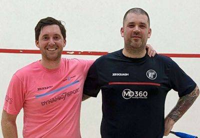 Jamie Butler beats Sam Conebar at Finals held at Hythe Cricket & Squash Club - kentonline.co.uk