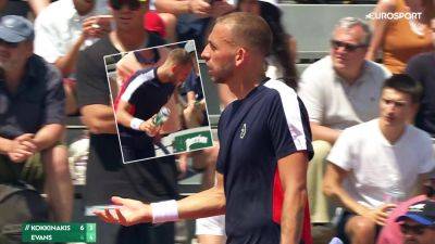 French Open 2023: 'It's a joke!' - Dan Evans hurls bottle and racquet after rant, gets code violation