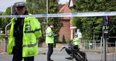 Boy, 16, and man, 27, seriously injured in smash between motorbike and car