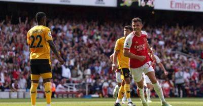 Granit Xhaka hits brace as Arsenal end season with big win over Wolves