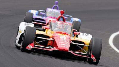 Josef Newgarden passes Marcus Ericsson on final lap to win Indianapolis 500