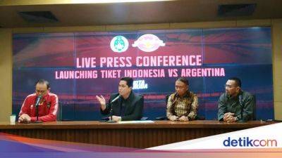 PSSI Ungkap Alasan Cuma Jual 60 Ribu Tiket Indonesia Vs Argentina