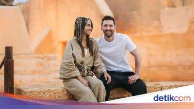 Gaya Messi 'Kerja' di Arab Saudi