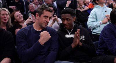 Jets' Sauce Gardner says Aaron Rodgers couldn't believe he didn't know A-list actress at Knicks-Heat game