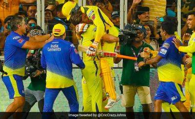 Ravindra Jadeja - Gujarat Titans - Stephen Fleming - Ravindra Jadeja Captures 'That' MS Dhoni Moment In Beautiful Instagram DP - sports.ndtv.com - India -  Chennai