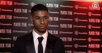 Marcus Rashford names two Manchester United players who have had the best seasons