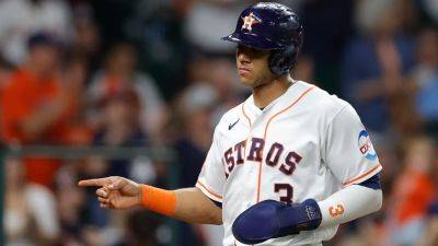 MLB umpire faces criticism after getting in face of Astros' Jeremy Peña
