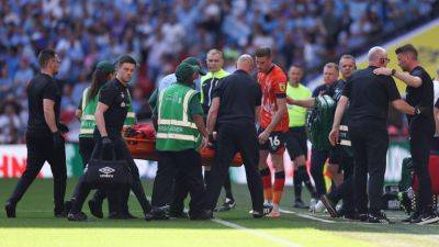 Luton Town captain Tom Lockyer to leave hospital after collapsing at Wembley during Championship play-off final