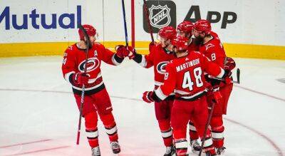 Stanley Cup Playoffs - Hurricanes sail to easy win over Devils in Game 1 of second round - foxnews.com - New York -  New York - Jordan - state North Carolina - state New Jersey