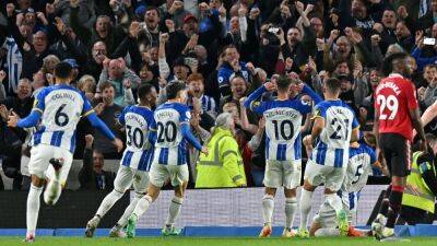 Penalty drama at the death as Brighton snatch win against Manchester United
