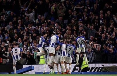 Brighton score in 99th minute to beat Man United and avenge FA Cup defeat