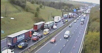 LIVE: Long delays on stretch of M62 after crash - latest updates